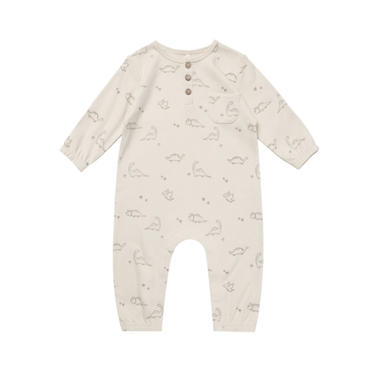QUINCY MAE Long Sleeve Jumpsuit In Dino