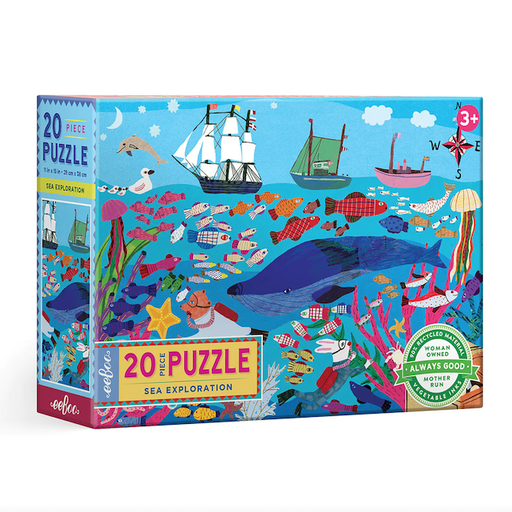 EEBOO Sea Exploration 20 Piece Big Puzzle