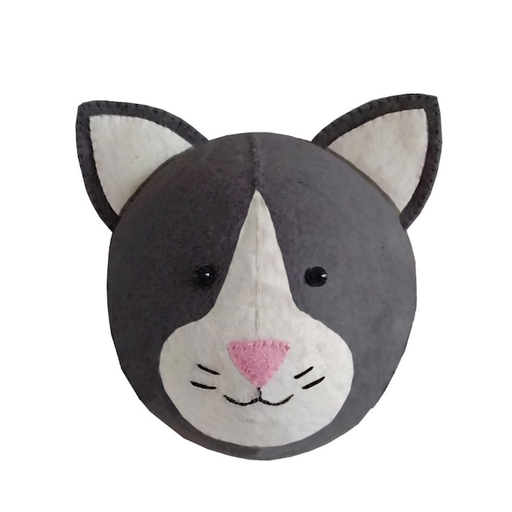 Fiona Walker Mini Black And White Cat Wall Mount