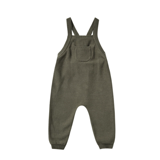 QUINCY MAE Knit Overall In Forest