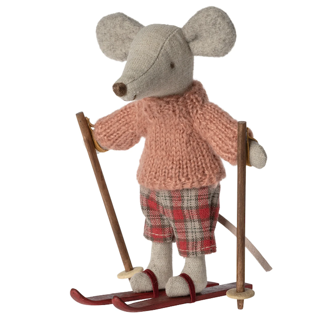 Maileg Winter Mouse With Ski Set,Big Sister