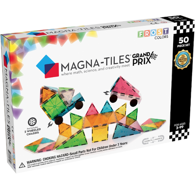 MAGNA-TILES Grand Prix 50 - Piece Set