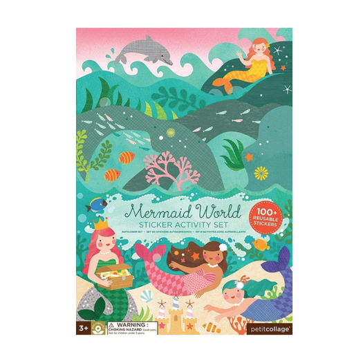 PETIT COLLAGE Mermaid World Sticker Activity Set
