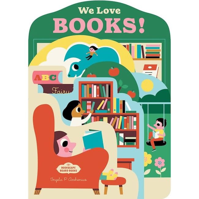 HACHETTE MUDPUPPY Bookscape Board Books : We Love Books