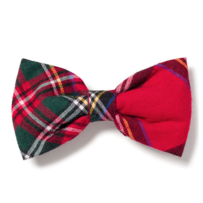 PETITE PLUME Imperial Tartan Dog Bow Tie