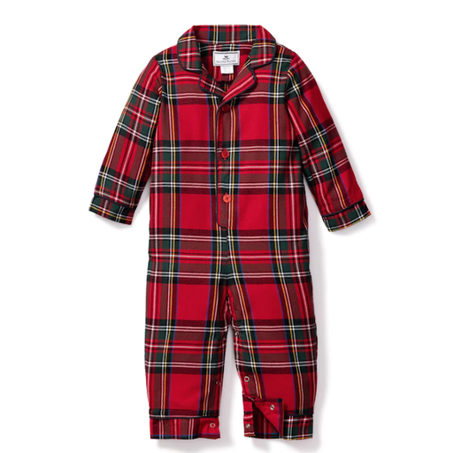 Petite Plume Family Matching Navy Gingham Pajamas