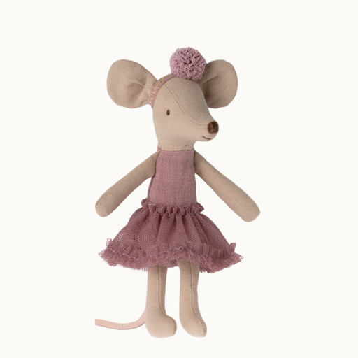 MAILEG Ballerina Mouse, Big Sister - Heather