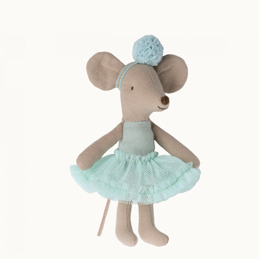 MAILEG Ballerina Mouse, Little Sister - Light Mint