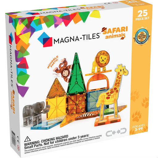 MAGNA-TILES Safari Aniamls 25 Piece Set