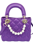 Carrying Kind Pearl Purple Quilted Jelly Kids Handbag