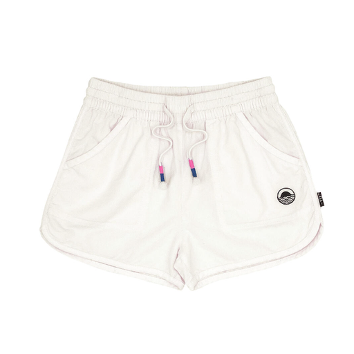 FEATHER 4 ARROW Daisy Corduroy Shorts in White