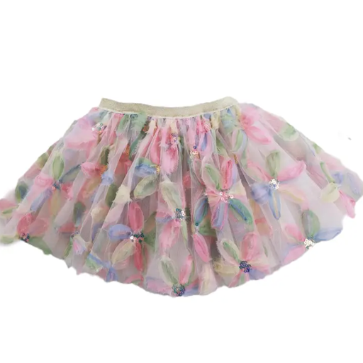 Pastel Rainbow Chiffon with lining {Mini Promise} Rainbow Skirt ONLY –  Chicaboo