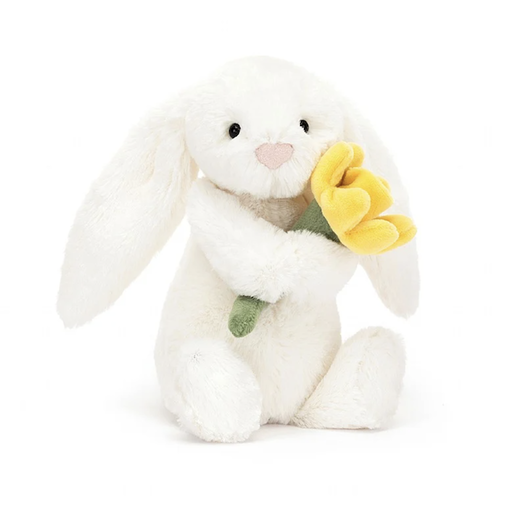 JELLYCAT Bashful Bunny With Daffodil