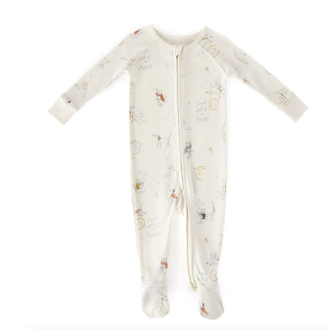 Ribbed Baby Sleeper Over the Moon Bellaboo