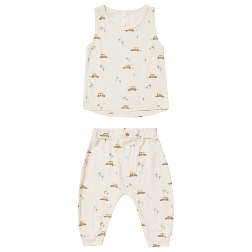 RYLEE & CRU Tank and Slouch Pant Set - Surf Buggy