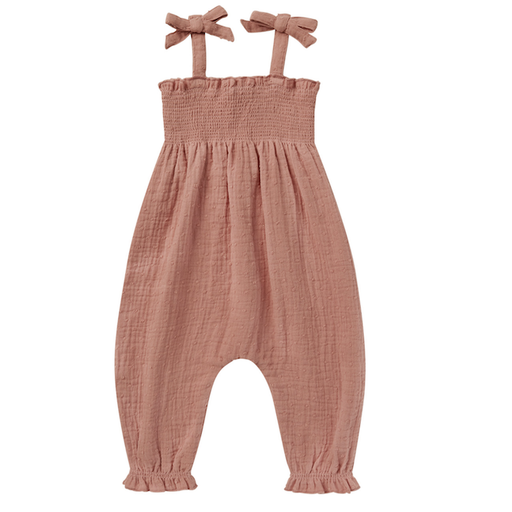 RYLEE & CRU Sawyer Jumpsuit - Lipstick