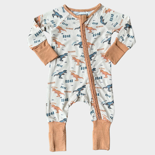 BABYSPROUTS Footless Romper in Dino