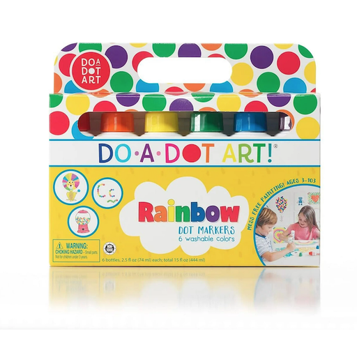 Do A Dot Art Rainbow 6 Pack Dot Markers