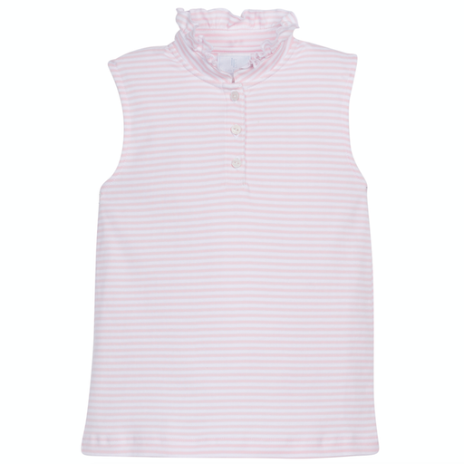 BISBY BY LITTLE ENGLISH Sleeveless Hastings Polo Stripe