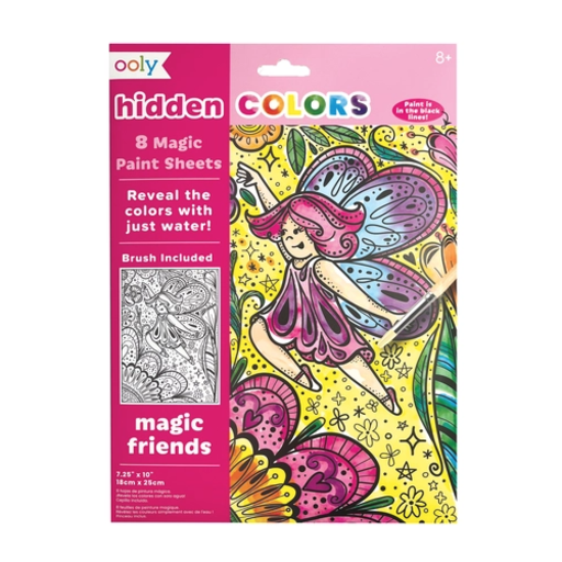 Only Hidden Colors Magic Paint Sheets - Magic Friends
