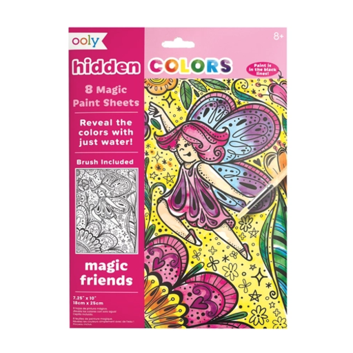 OOLY Hidden Colors Magic Paint Sheets - Magic Friends