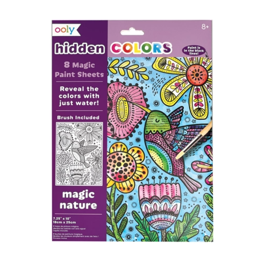 OOLY Hidden Colors Magic Paint Sheets - Magic Nature