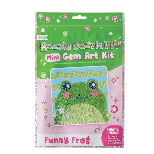 OOLY Razzle Dazzle D.I.Y. Mini Gem Art Kit - Funny frog