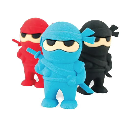 Only Ninja Erasers - Pack of 3