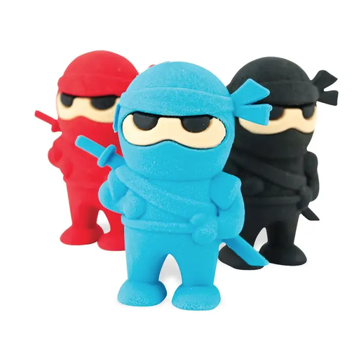 OOLY Ninja Erasers - Pack of 3