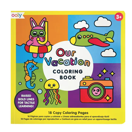OOLY Our Vacation Copy Coloring Book