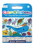 Only Color-A- Loong 5' Fold Out Kids Coloring Book - Ocean Adventures