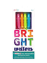 Only Bright Writers Colored Ballpoint Pens - Set of 6