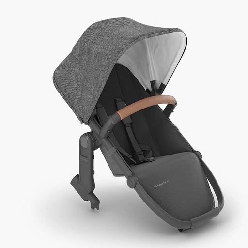 UPPABABY RumbleSeat V2+ - Greyson - Charcoal Melange -Carbon Frame -  Saddle Leather