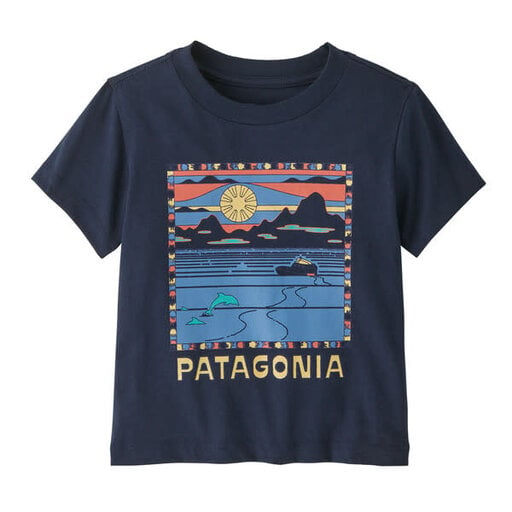 PATAGONIA Baby Graphic T-Shirt  in Summit Swell