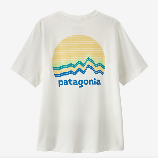 Patagonia Kids Trucker Hat Ridge Rise Stripe: Coho Coral