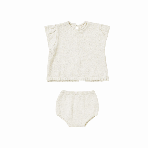 QUINCY MAE Penny Knit set in Ivory