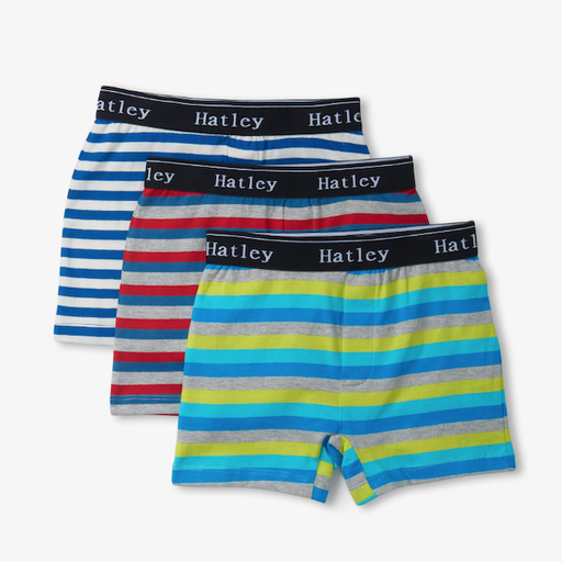 HATLEY Stripes Boys Boxer Brief 3 Pack