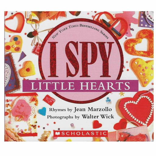 Scholastic I Spy Little Hearts with Foil Book