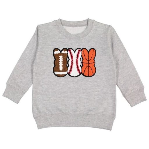 SWEET WINK Sports Peeps Patch Easter Sweatshirt