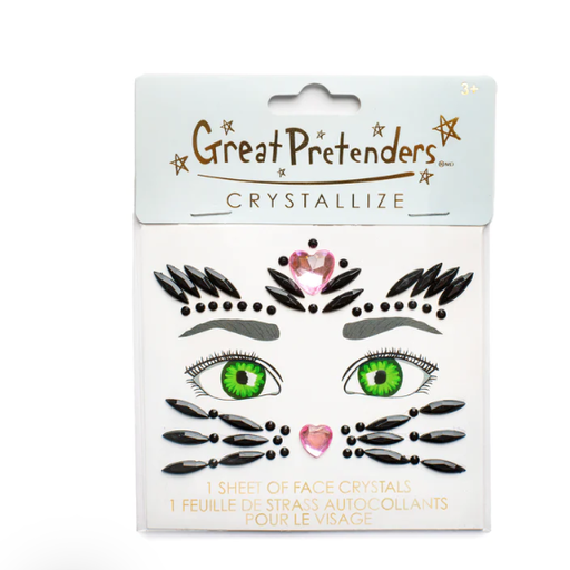 GREAT PRETENDERS Face Crystals - Black Cat