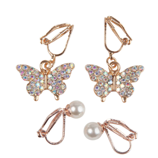 GREAT PRETENDERS Boutique Butterfly Clip On Earrings