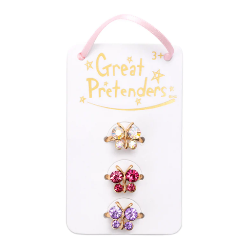 Great Pretenders Boutique Butterfly Gem Rings