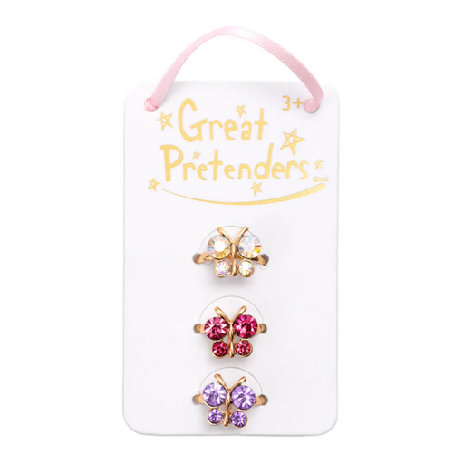 GREAT PRETENDERS Boutique Butterfly Gem Rings