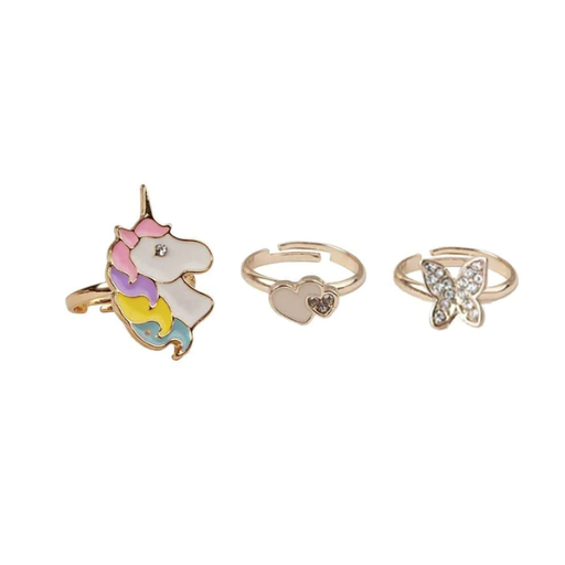 GREAT PRETENDERS Boutique Butterfly & Unicorn Rings