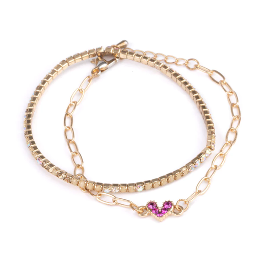 GREAT PRETENDERS Boutique Chic Linked with Love Bracelet