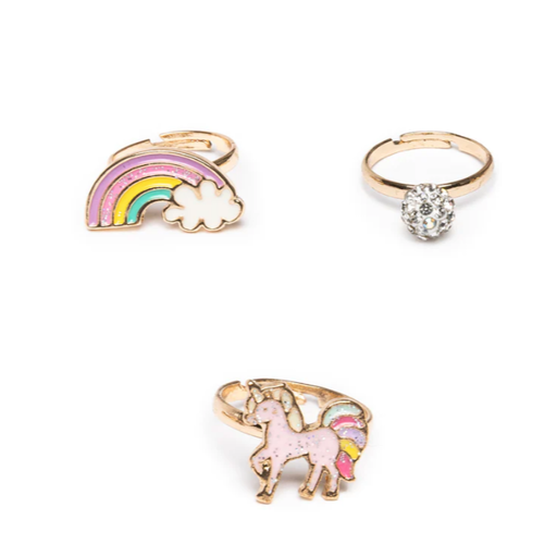 GREAT PRETENDERS Boutique Unicorn Rainbow Rings