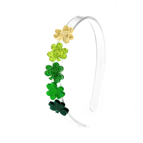 Lilies & Roses Lucky Shamrocks Headband