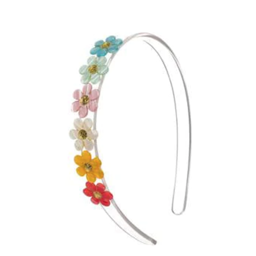 Lilies & Roses Centipede Daisies Pearl Pastel Shades Headband