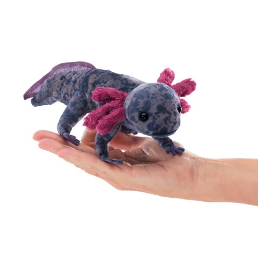 FOLKMANIS Axolotl Finger Puppet - Black