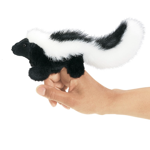 FOLKMANIS Mini Skunk Finger Puppet